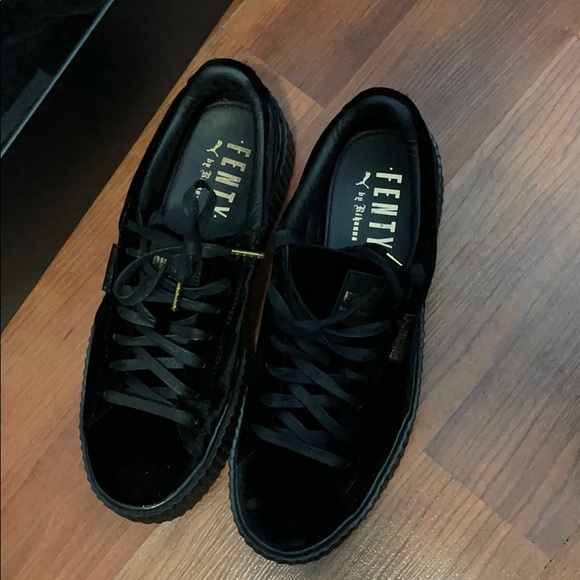 Fenty X Puma Velour Sneakers - Picture 4 of 7